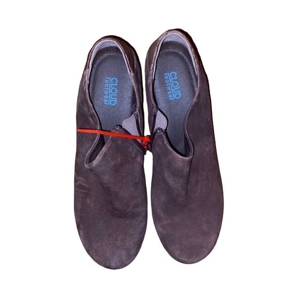 Cloud Footwear Brown  Suede Heeled Boots Size 11 - Picture 1 of 8